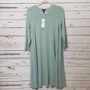 Nwt Eileen Fisher cotton swing dress